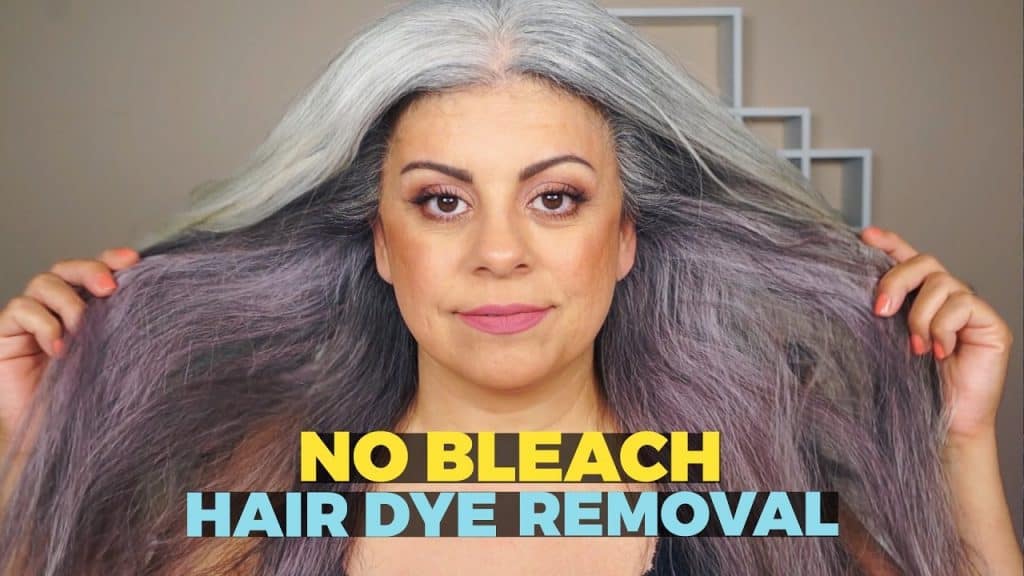 How to remove hair dye without bleach?