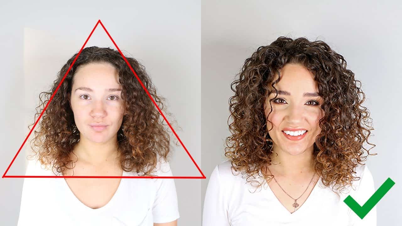 Triangle Shape Hair - Before & After
