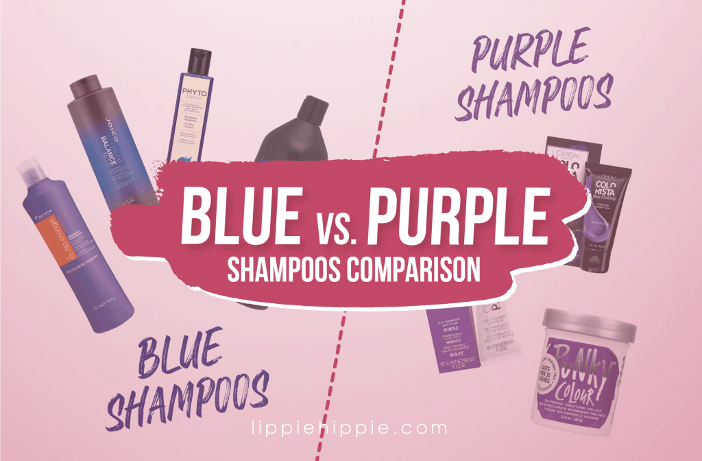 Blue vs. Purple Shampoos