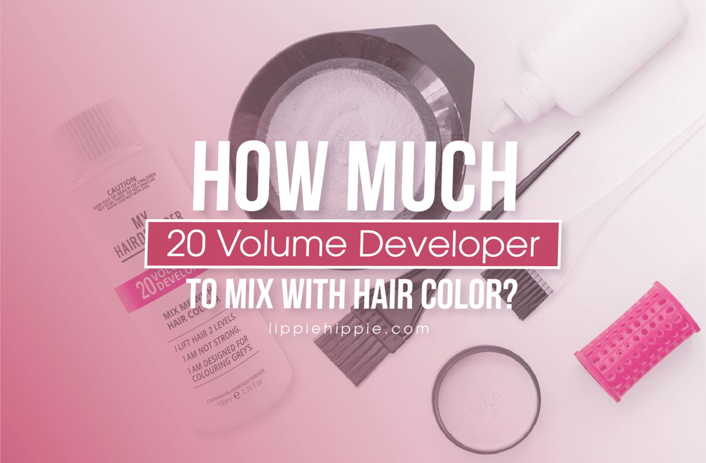 How Much 20 Volume Developer to Mix with Hair Color?