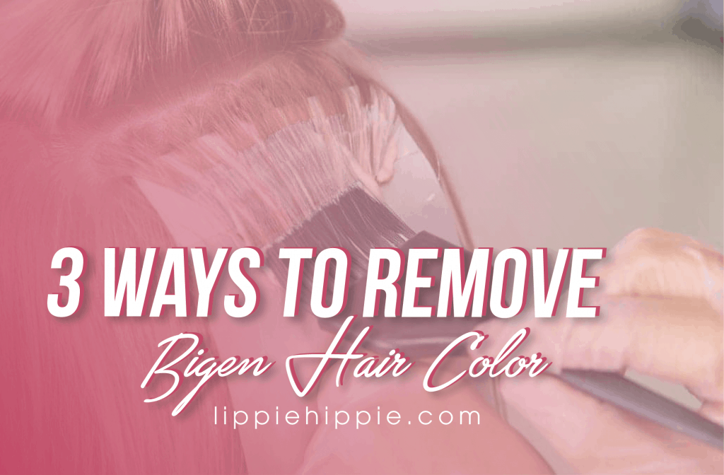 Remove Bigen Hair Color