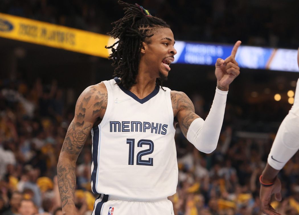Ja Morant's Iconic Blue Hair: A Look Back at His Best Styles - wide 8