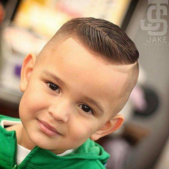 Crew Cut for one year old Boy is similar to short pompadour style