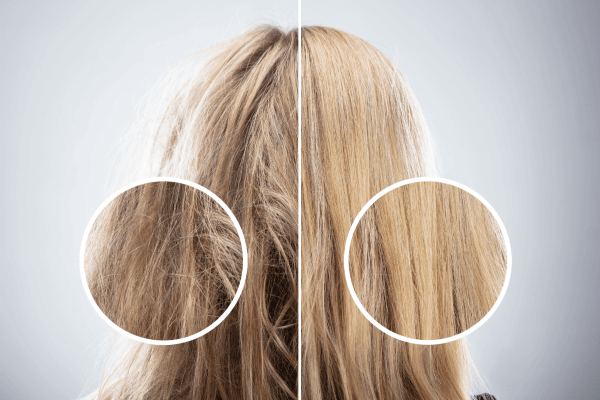 low vs high porosity hair